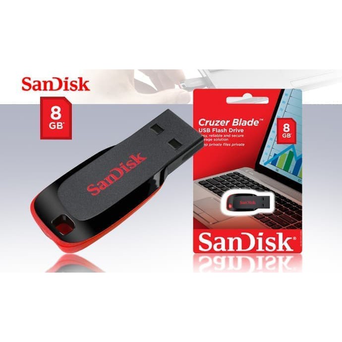 FLASHDISK SANDISK CRUZER BLADE CZ50 8GB Shopee Indonesia