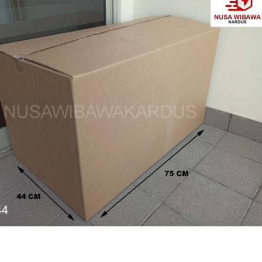 

۞ Kardus box packing polos 75x44x44cm, murah, kotak karton ✈