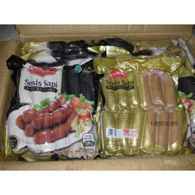 

Yona sosis sapi bakar mini 10s beef sausage premium 500gr