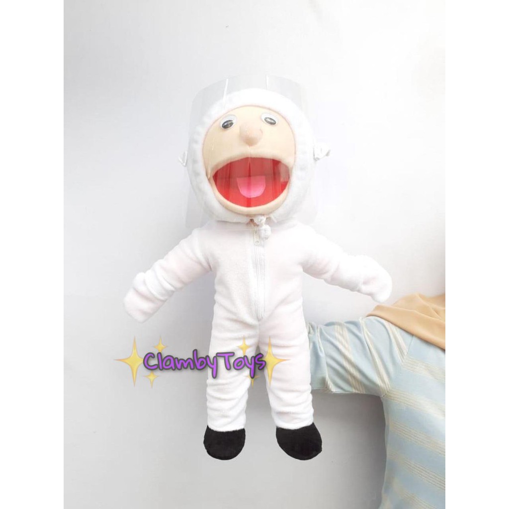 Boneka Tangan Muppet Medis APD | Boneka Medis | Hand Puppet Mulut Gerak