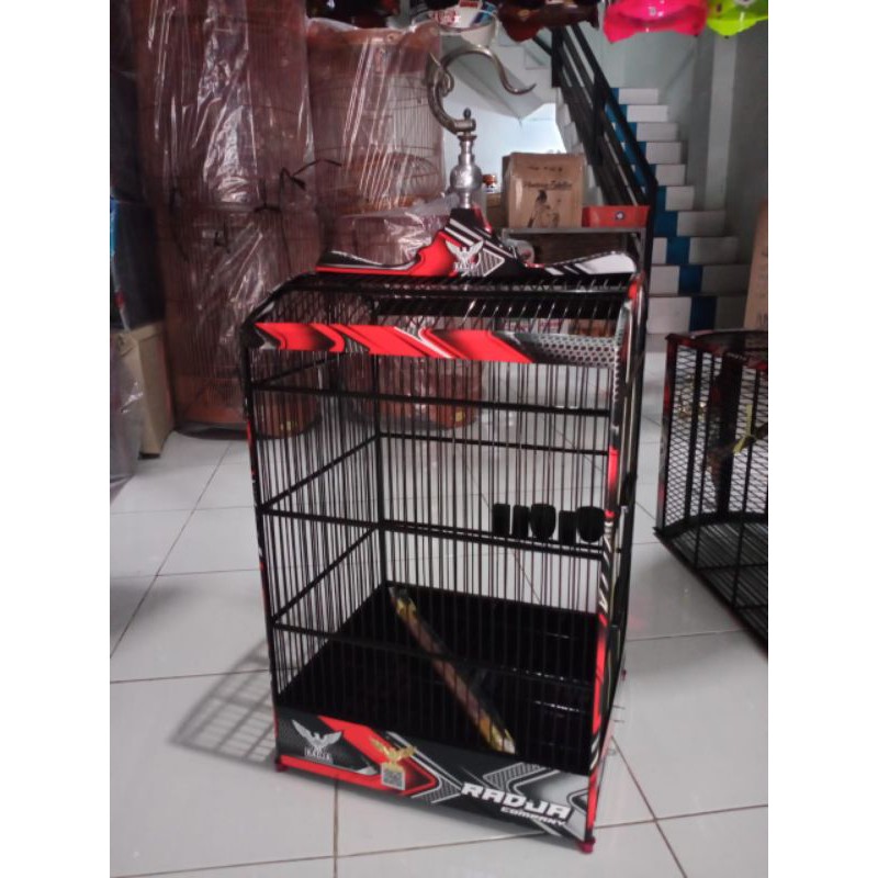 Sangkar Kotak Radja Decal Premium