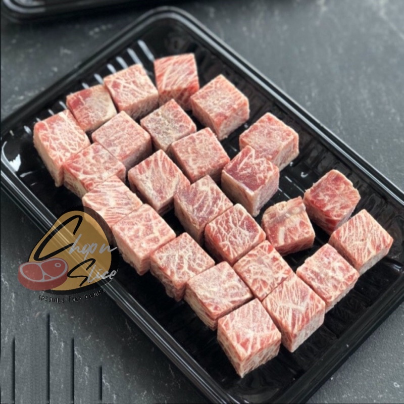 

Saikoro Beef Steak Grill BBQ Meltique Kemasan 250g