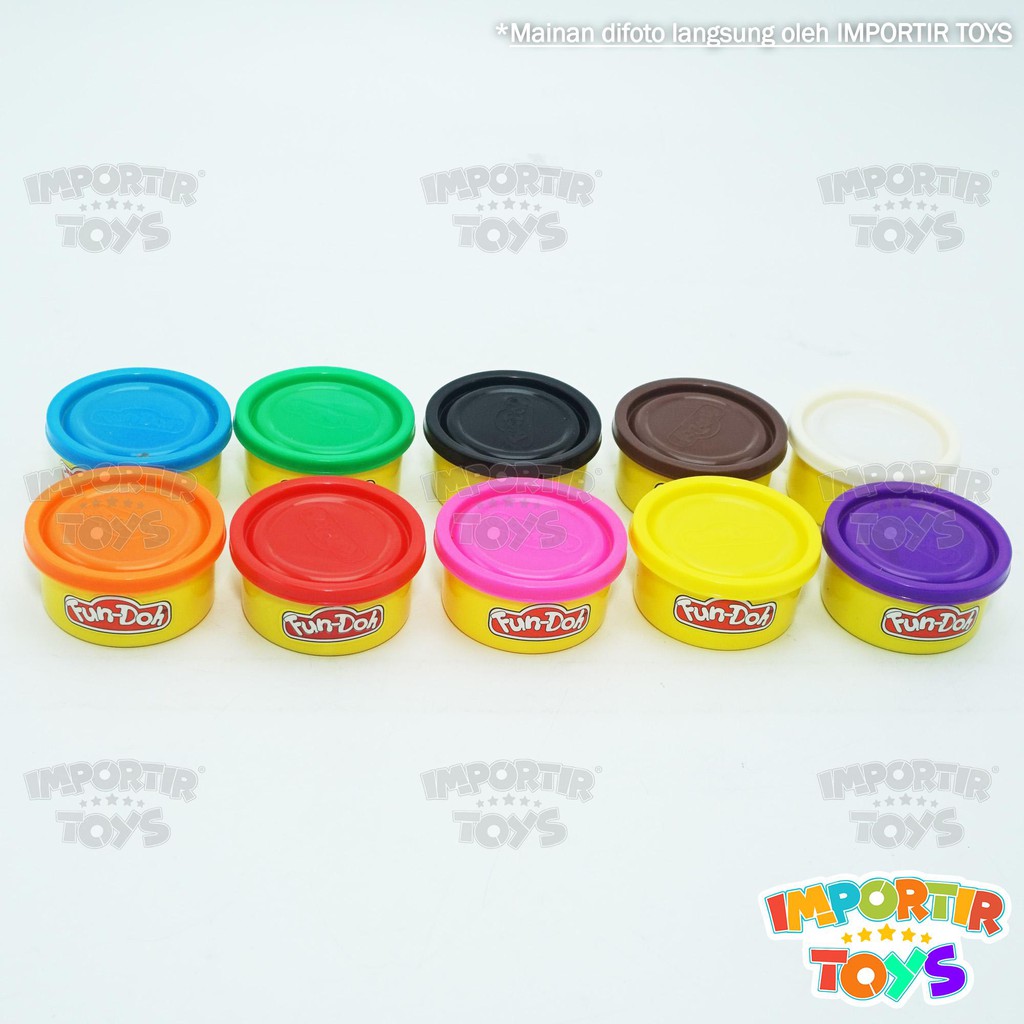 Mainan Plastisin Set Lilin Kreasi Anak Fundoh Warna Murah Berkualitas SNI !