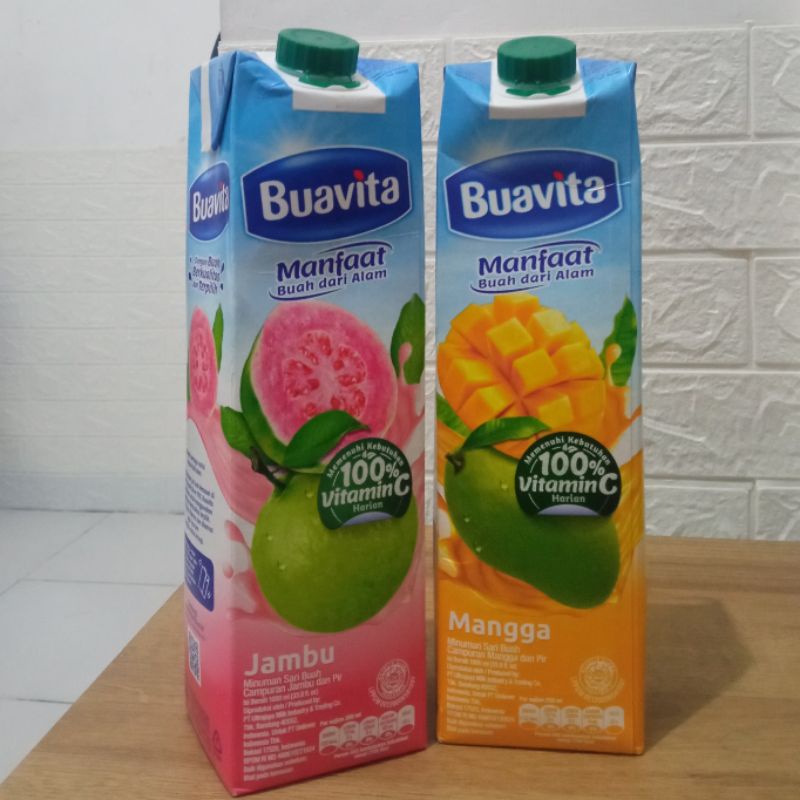 Jual Buavita Juice 1000ml Guava Mango | Shopee Indonesia