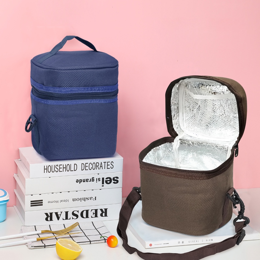 set cooler bag gratis botol asi + ice gel dan pelapis botol asip tas pendingin asi tali panjang inner aluminium foil