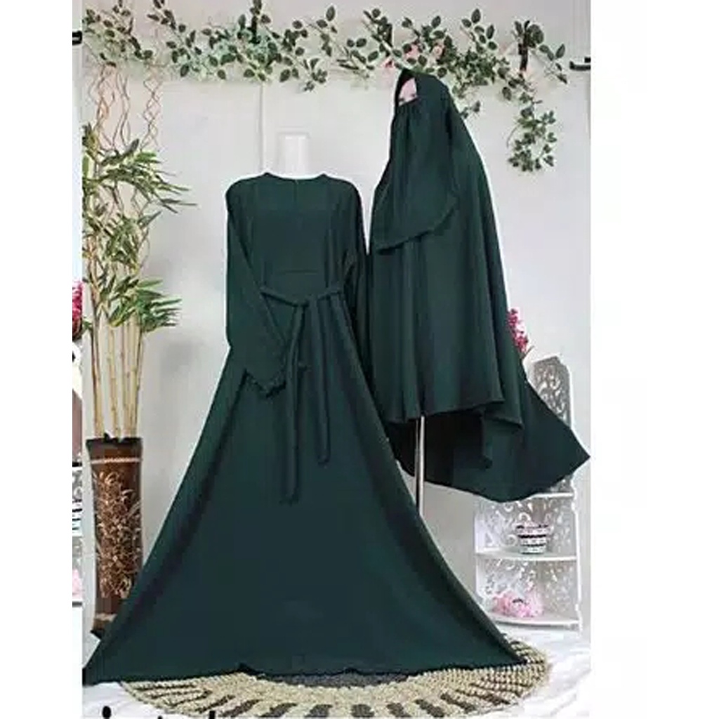 GAMIS SET CADAR WOLFIS POLOS SYAR'I/ GAMIS WOLFIS  PREMIUM / BISA COD