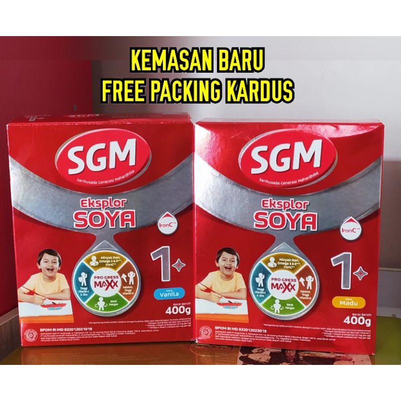 

SGM SOYA 1+ 400 gram (SGM Soya Madu / SGM Soya Vanilla) untuk usia 1+