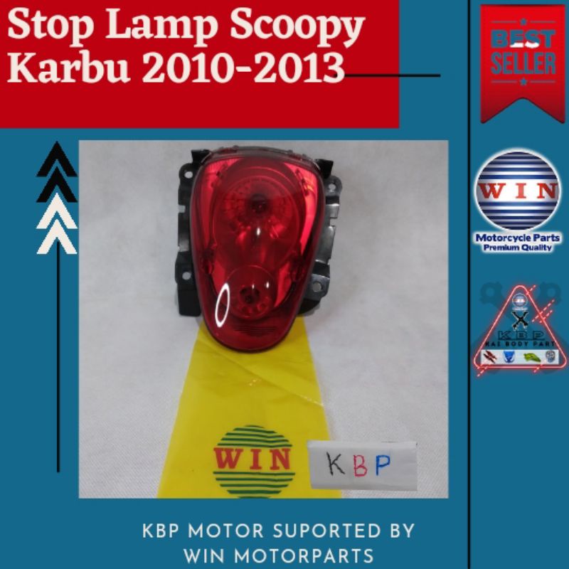 Jual Lampu Belakang Stop Scoopy Karbu Stop Lamp Assy Win Honda Scoopy