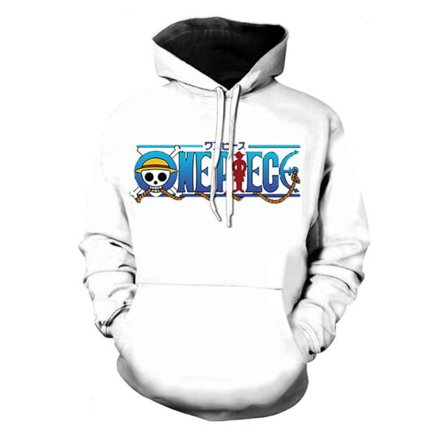 Sweater hoodie one piece putih