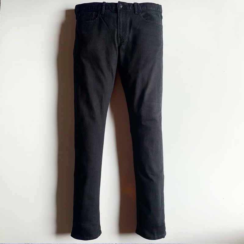 Jeans Selvedge Uniqlo Black