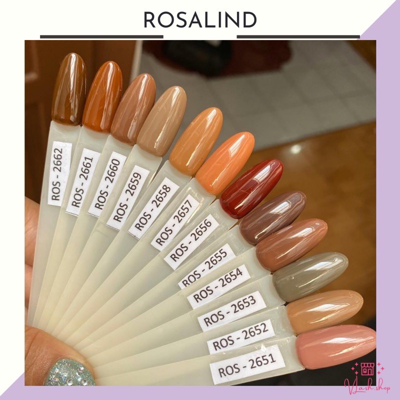 ROSALIND 7 ML COFFEE SERIES - SOAK OFF GEL / KUTEK GEL