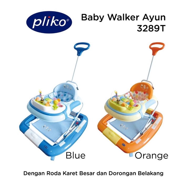 Baby Walker Pliko 3289T Kereta Belajar Jalan Bayi