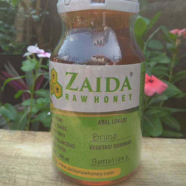 

ZAIDA RAW HONEY SAMBILATA 100% alami |non olah| 300ml