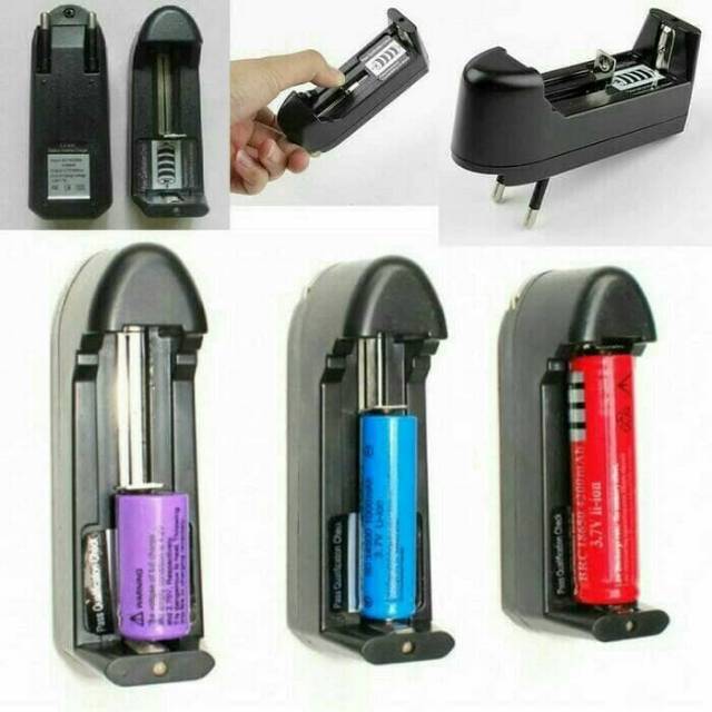 CHARGER BATERAI UNIVERSAL Charger Baterai Universal AA/AAA Charger Pengisi Daya 1 Slot High Quality