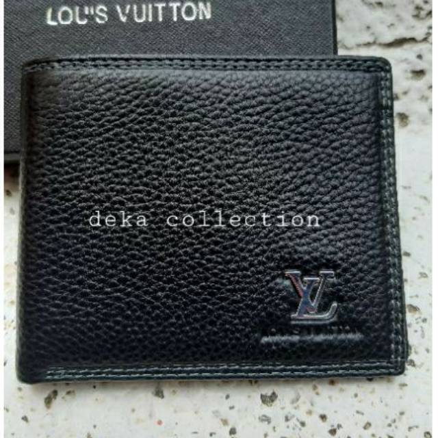 Dompet pria Louis Vuitton LV kulit