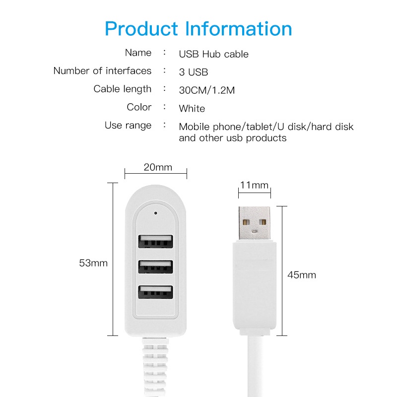 Hub USB Mini Portable Ultra Tipis