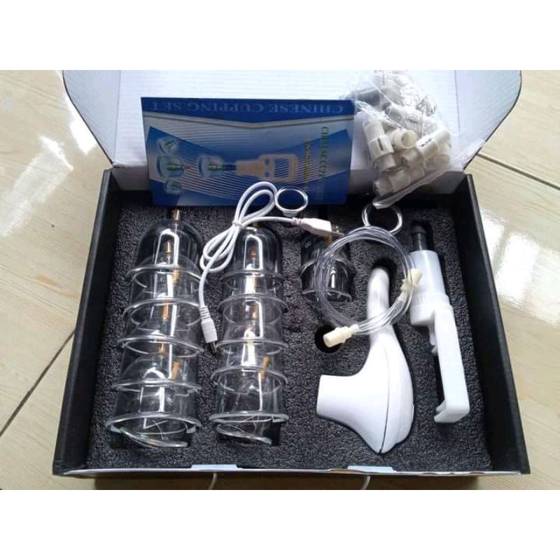 Alat Bekam elektrik isi 16kop/ Kop bekam elektrik/ alat bekam elektrik kangji