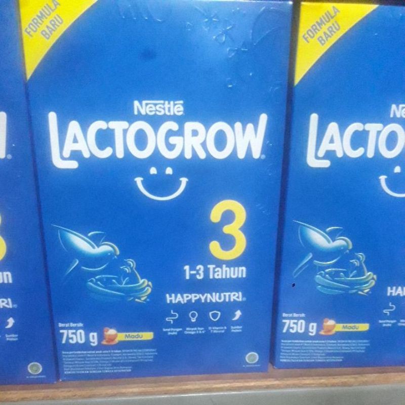 LACTOGROW 3 MADU 750 GR
