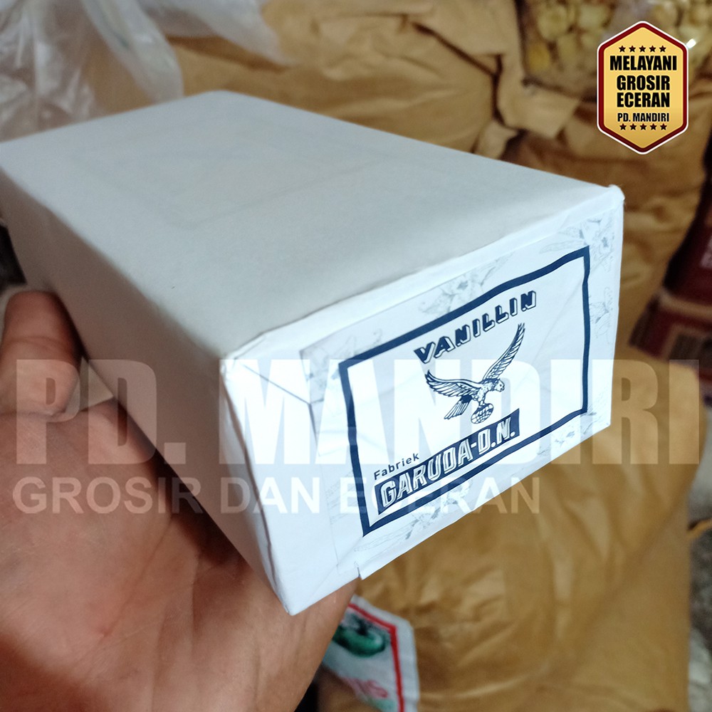 

VANILLIN GARUDA 2 GR ISI 100 PCS VANILI