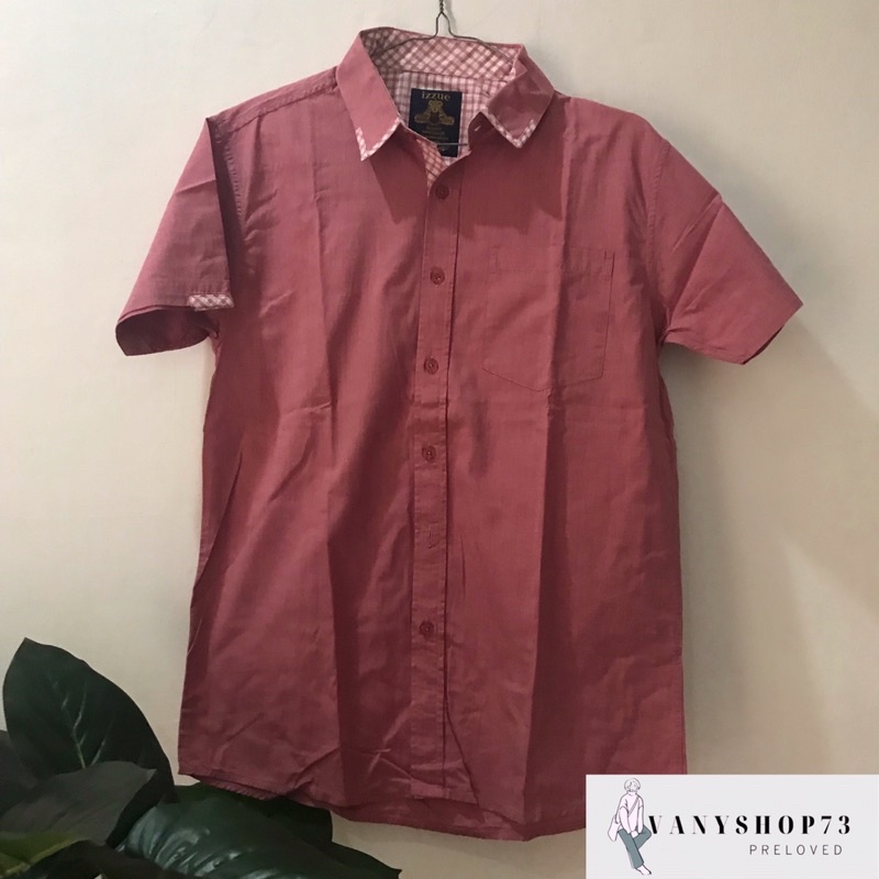 [PRELOVED] Kemeja Pink Izzue Pria