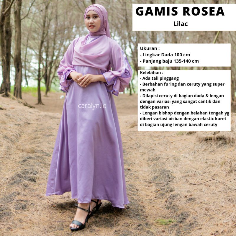 SUPER SALE GAMIS ROSEA DRESS KONDANGAN KEKINIAN TERBARU