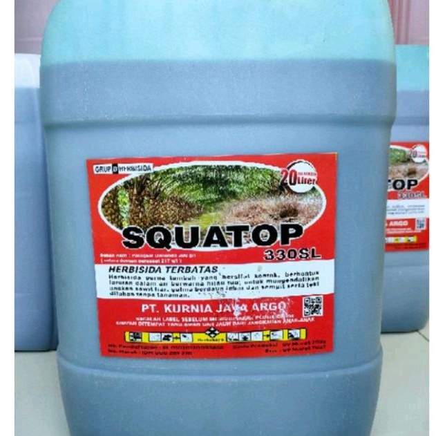 Herbisida SQUATOP 330 SL ISI BERSIH 20 LITER