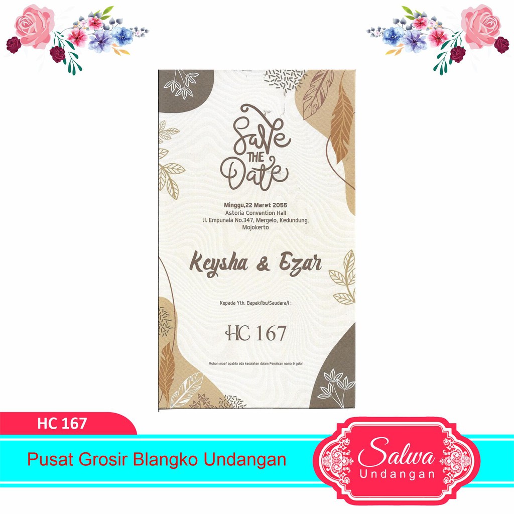 Blangko Undangan HC 167 Harga Murah