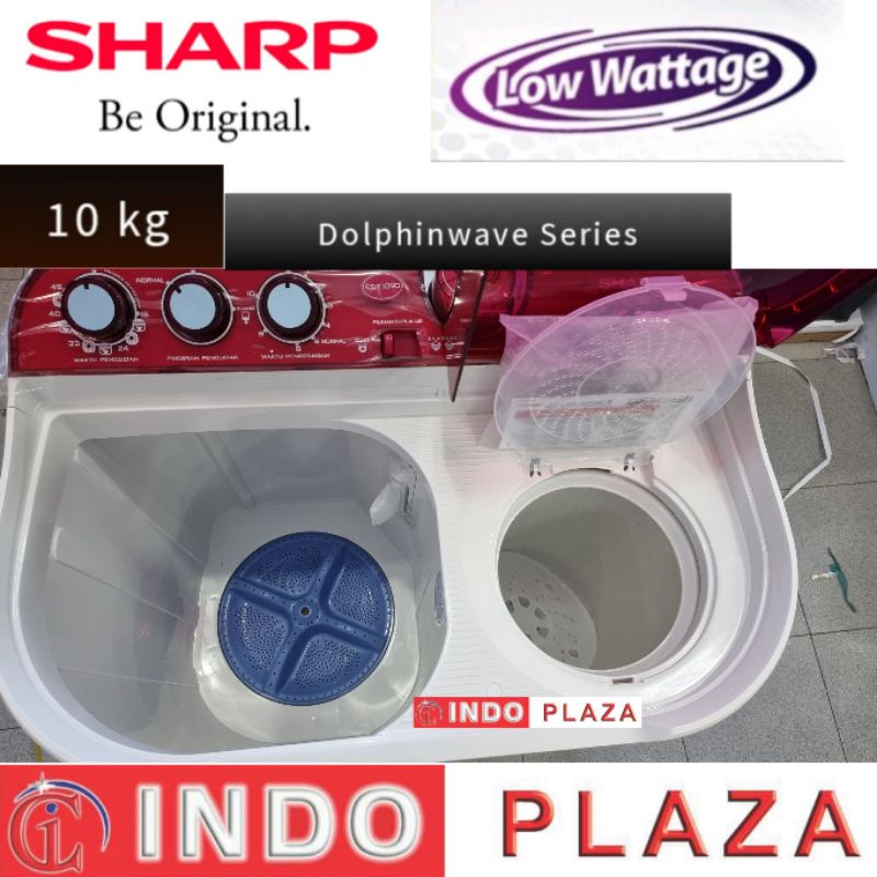 MESIN CUCI SHARP 2 TABUNG 10 KG / 10KG ES-T1090