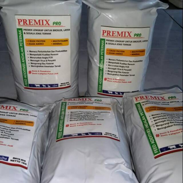 

Premix pro kemasan 1 kg