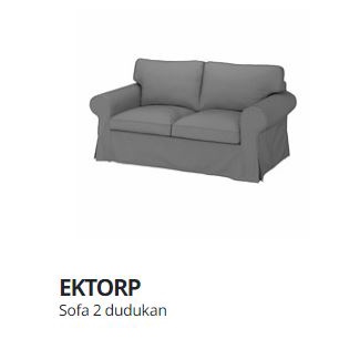 Sofa ektorp 3 seater/ektorp 2 seater/Ektorp chaise longe FREE GIFT-ABU MUDA REMMARN