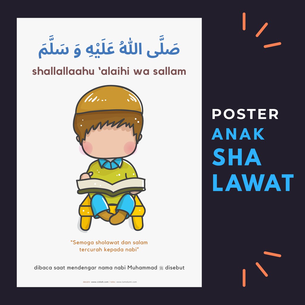 

Poster Shalawat - A3 (33 cm x 48 cm) - Lumalumi