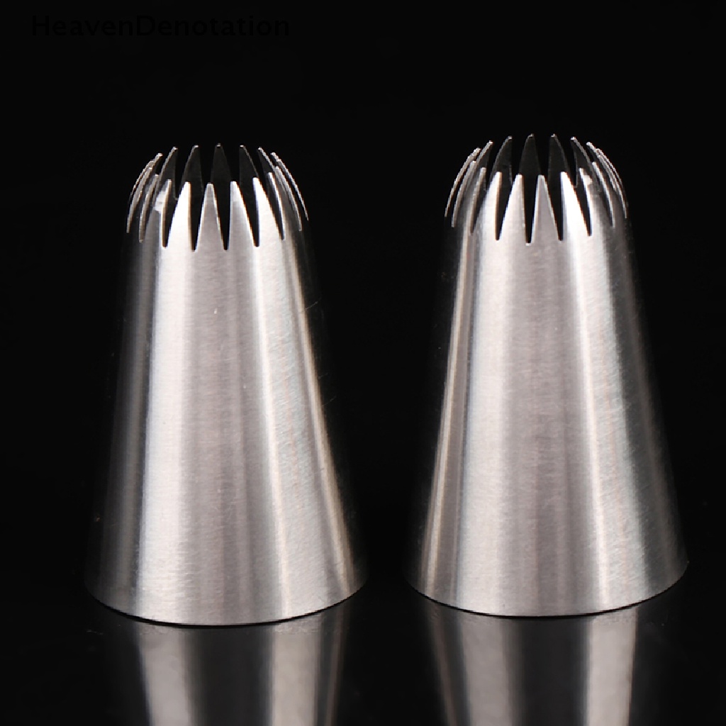 [HeavenDenotation] D66 #18 Open Star Icing Nozzle Piping Tip Stainless Steel Cake Decorating Tips