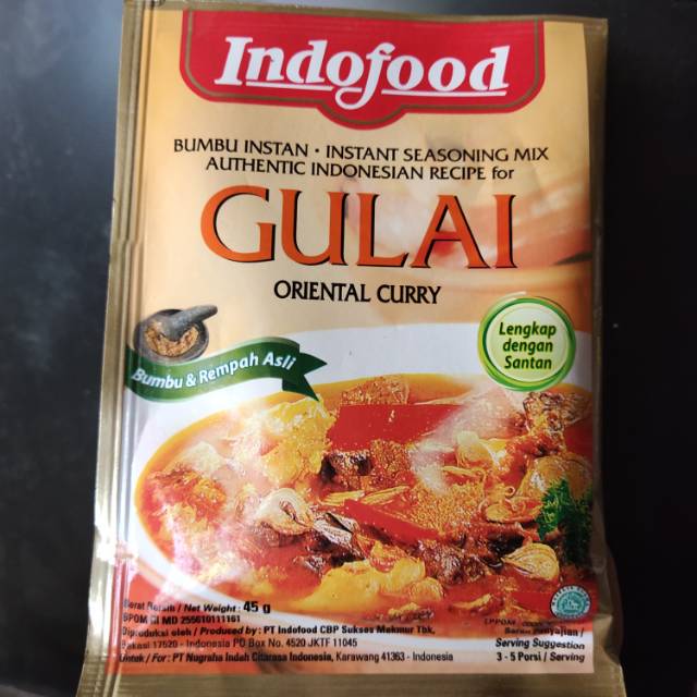 

- CSM - BUMBU GULAI INSTAN