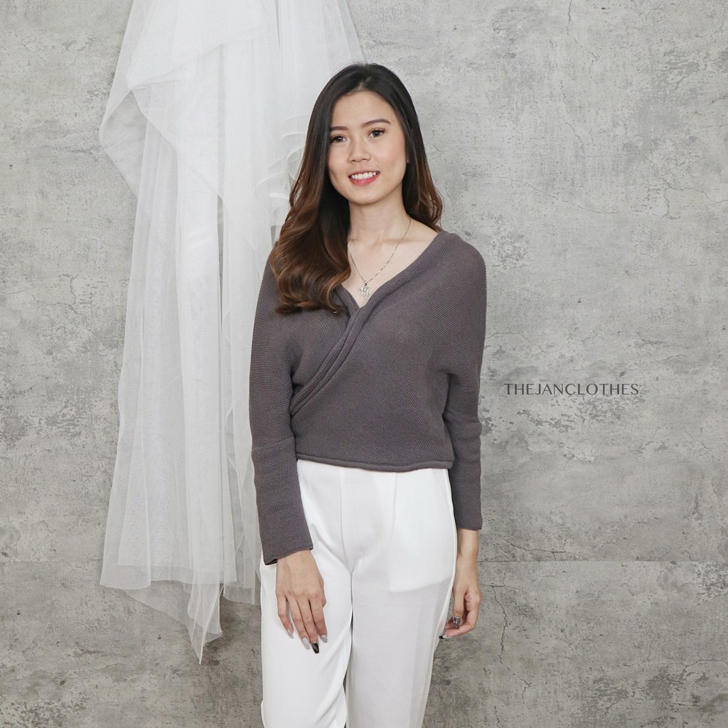 Lena Top Rajut Gr -Thejanclothes