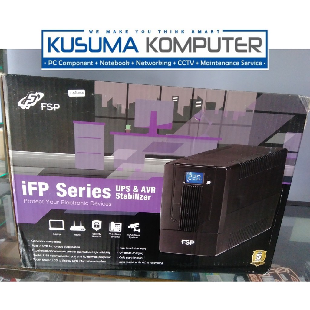 FSP UPS iFP 1000 1000VA 600W