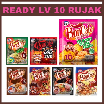

BONCABE LEVEL ALL SACHET TERMURAH LEVEL 10 / 15 / 30 / ROA / 50 MAX END 100% ORIGINAL Bon cabe