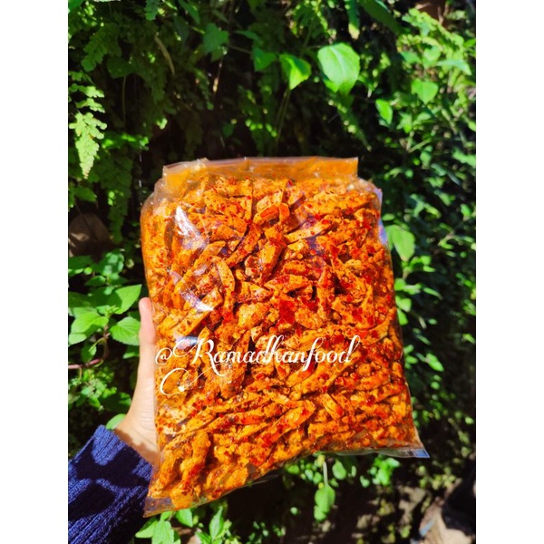 

basreng pedas daun jeruk isi 1kg