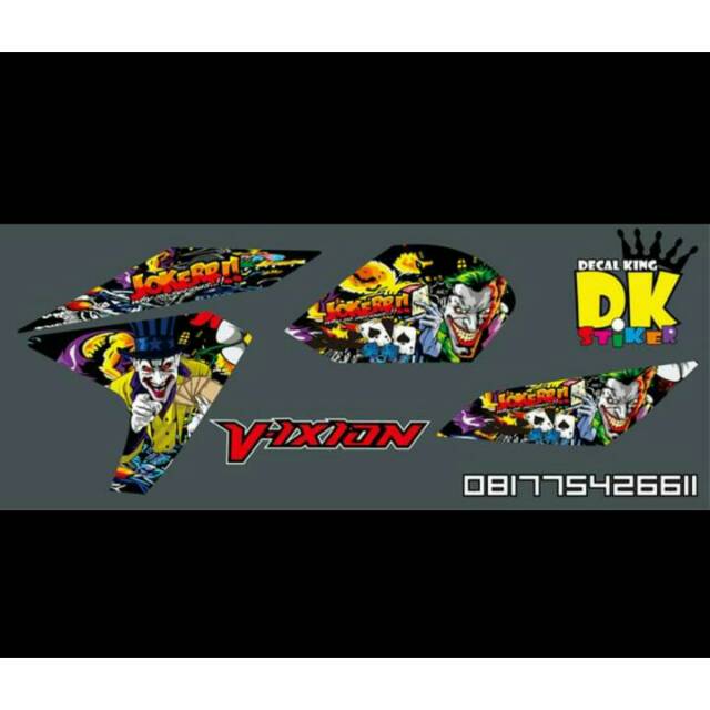 STRIPING VIXION NVL JOKER DESAIN SUKA-SUKA