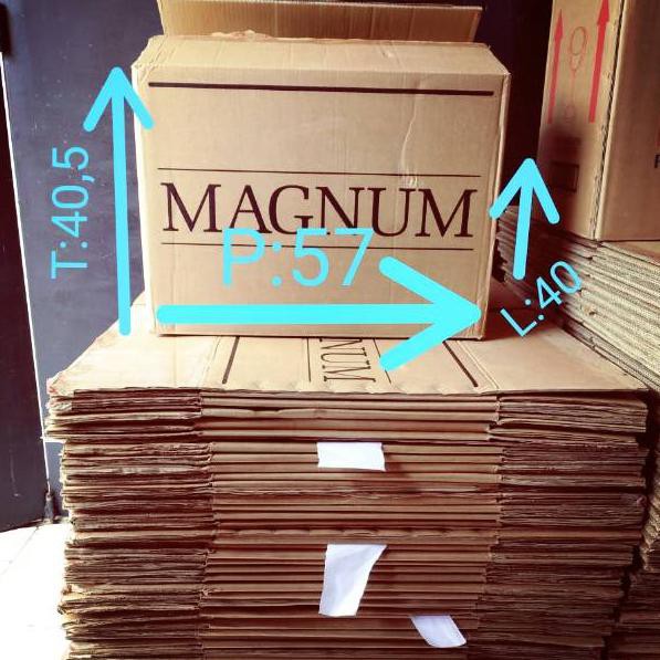 

PROMO!!!! Kardus dus karton box bekas TEBAL Magnum MIN. BELI 5 PCS