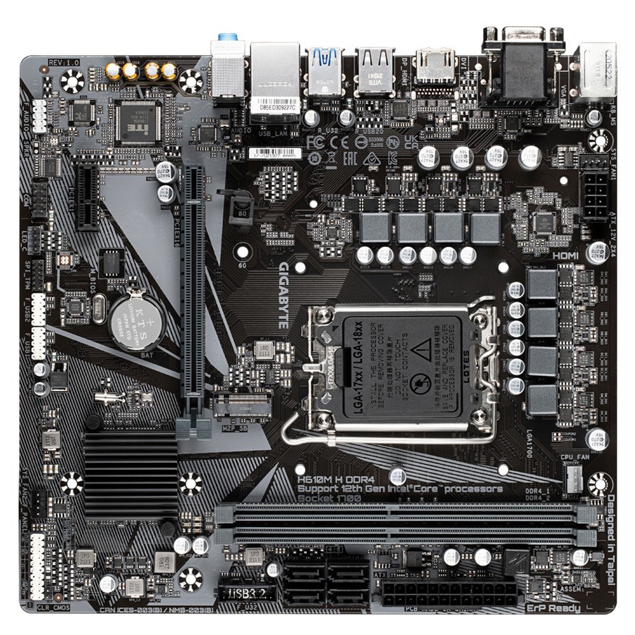 Motherboard Intel Gigabyte H610M H DDR4 LGA 1700