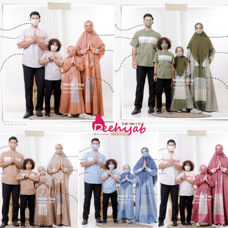 FREE MASKER Gamis Couple Sarimbit Anak Alman Almaira Kids Dress Yasmeera
