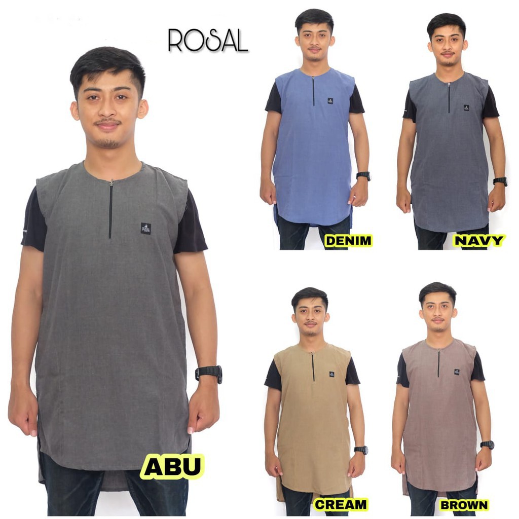 [ Termurah ] Fashion Rompi / Jubah / Atasan / Baju Cowok Pria Muslim untuk Sholat 2021 Terbaru