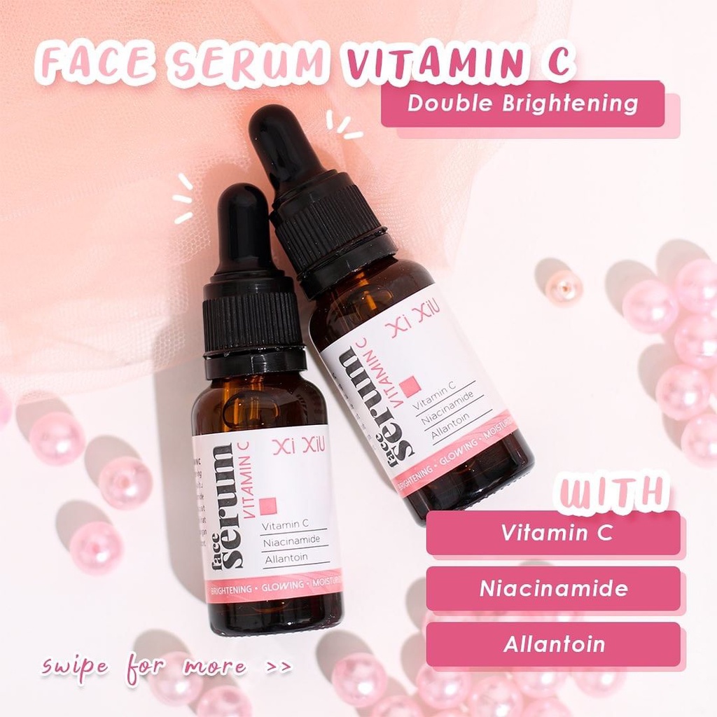 ❤ BELIA ❤ XI XIU Face Serum Vitamin C | Anti Acne | Whitening Gold 20 ml Vit C | Anti Jerawat Xixiu | BABY BUNNY