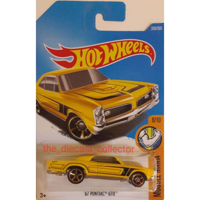 hot wheels 67 pontiac gto