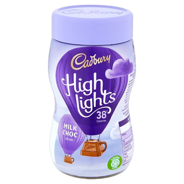 Cadbury Highlights Milk Choc Drink 38 Calories ( 220 gr ) Shopee