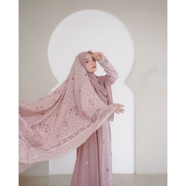 GERAI ALIYAH LUNARA DRESS BAHAN KAZAN PRINTING