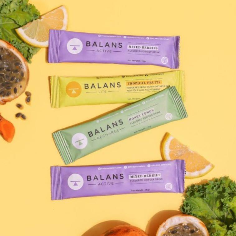 

8.8 Top Seller BALANS ACTIVE/ RECHARGE/ LITE SERAT FIBER DRINK PER SACHET ...,,