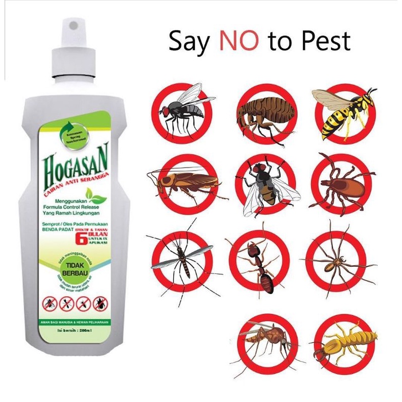 Hogasan, obat Serangga, anti rayap, 200ml