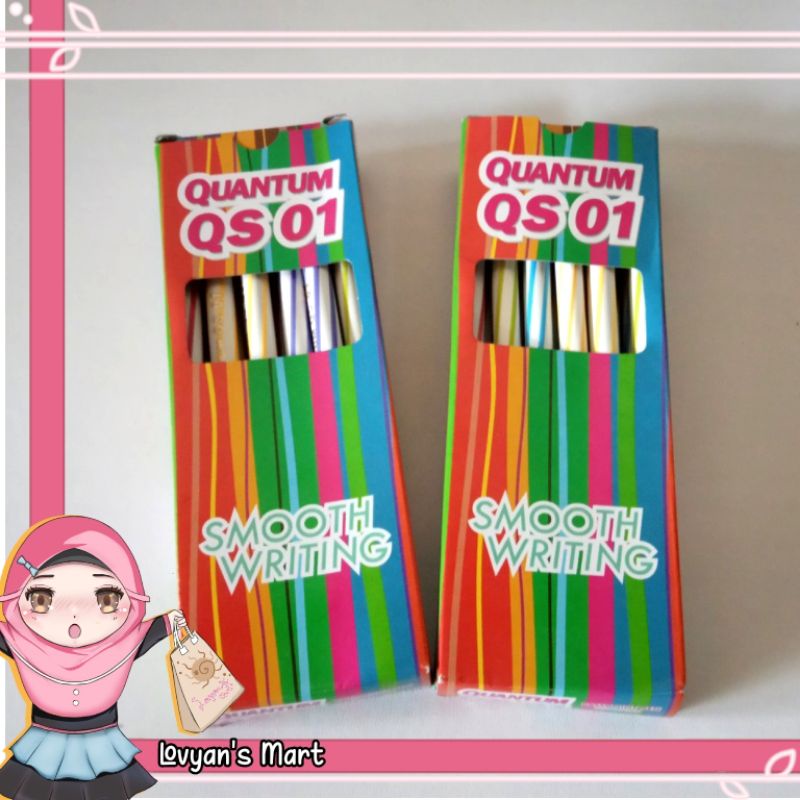 

Bulpen Bulpoint Quantum QS-01 Tinta Hitam/isi 12 pcs