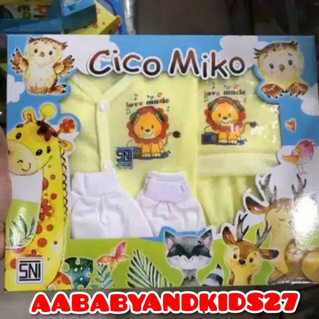 BABY GIFT SET BAJU CICO MIKO-BABY SET CICO MIKO-KADO SET BAJU BAYI-BABY SET CICO MIKO MURAH MERIAH